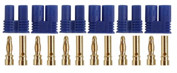 AM-622-3P EC2 Stecker/Buchse 3Paar Amass