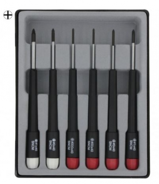 280-61 Schraubendreher-Set Kreuz PH/PZ 6 Stück