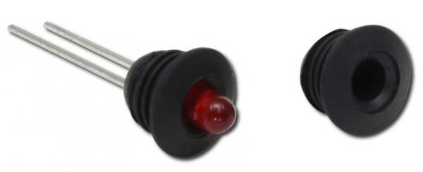 s5c LED-Fassung aus Neopren/5mm 1 Stück