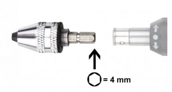 MBS01 Schnellspannfutter 4mm Minibit 0,3-3,2