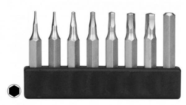 mbs63 Mini-Bit-Set Sechs-Kant 0,7-4 8tlg.