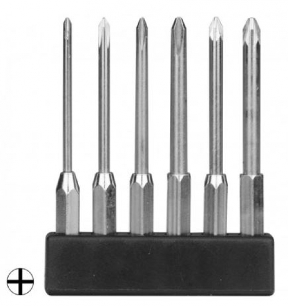 MBS71 Mini Bit Sortiment Kreuz lang 6-tlg.