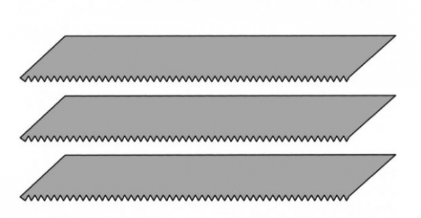 MS03 Sägeblätter für Messer / klein 7x45mm 3 Stück
