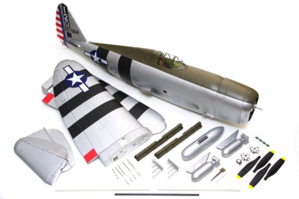 DPFMS089P FMS P-47 Thunderbolt Razorback PNP - 150 cm