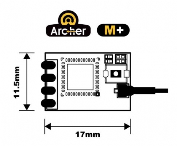 2202.300 Empfänger FrSky Archer M5 2,4Ghz