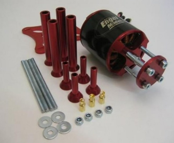 3100.070 BL-Motor 179 KV EM64-80-180 mit Motorträger
