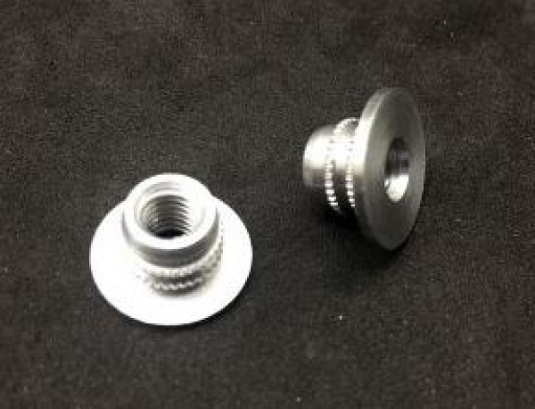 0370 M3 Einklebemuttern/Bund ALU 5 Stück