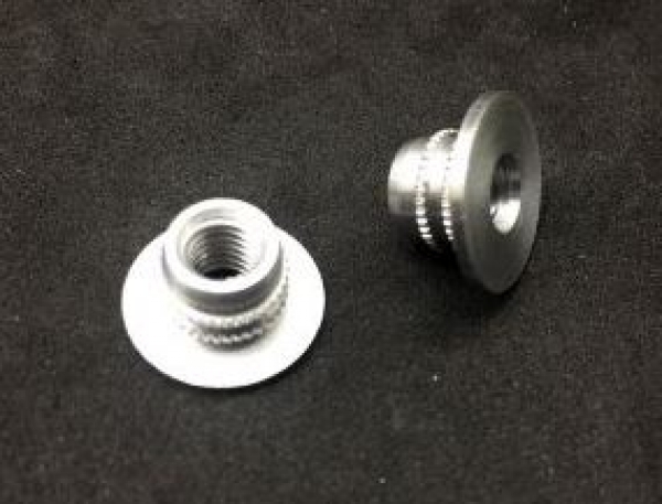 0371 M4 Einklebemuttern/Bund ALU 5 Stück