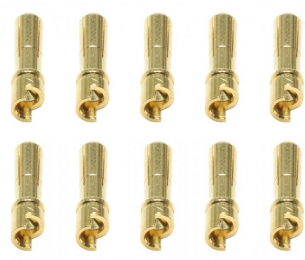 X6799 Goldstecker Ø 4.0mm mit Lötkelch offen (VE=10 St.)