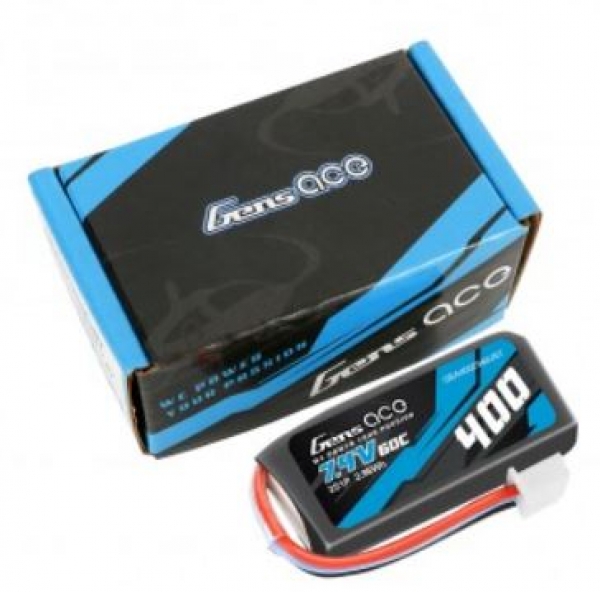 GEA4002S60JST Lipo /Car 7,4/400 Gensace -60C! XH3P (umx)