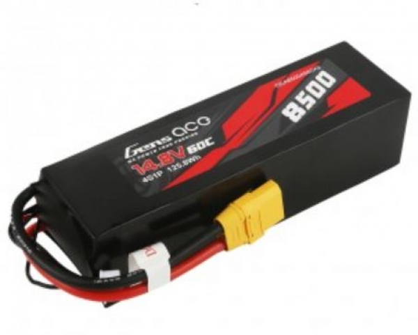GEA85004GEA85004S60X9GT Lipo/Car 14,8/8500 Gens60C GT! XT-90/XHS60X9 Lipo/Car 14,8/8500 Gensace 60C XT90/XH