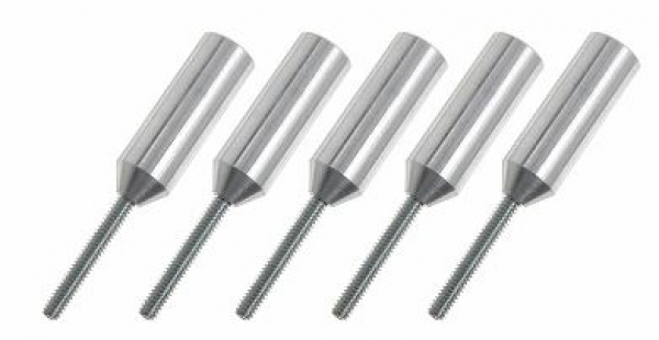 GF-2103-006 Aluminium Hülsen M2 Kohlefaserstäbe 5mm G-Force-RC