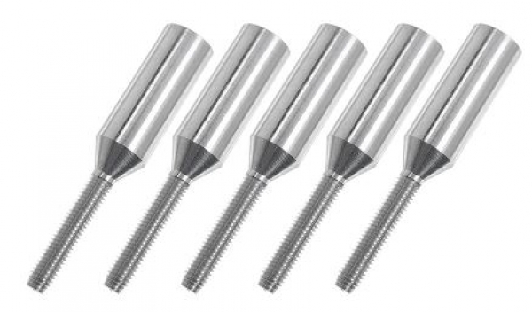 GF-2103-011 Aluminium Hülsen M3 Kohlefaserstäbe 6mm G-Force-RC