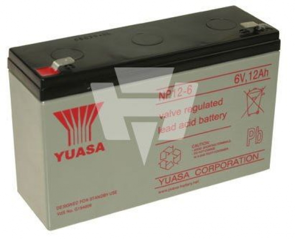 111366 Bleiakku 6V/12Ah Yuasa 151x50x97,5