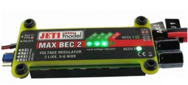 22985465 Jeti MAX-BEC 2 5,5-8,4V 12/20A