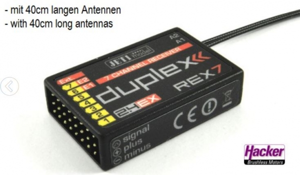80001246 Empfänger Jeti-DUPLEX REX-7EX A40