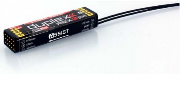 80001257 DUPLEX 2.4EX Empfänger REX 9 Slim Assist