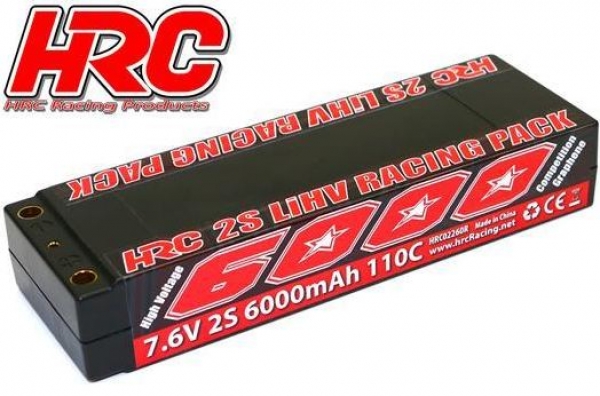 Li-HV 7,6/6000 HRC-Graphene 110C Deans/XH