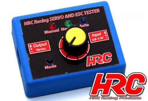 HRC68521 Servotester 1-3 Servos/3Modi blau HRC