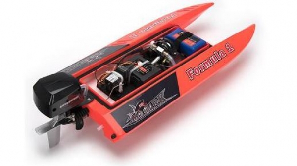 JOY8205V2 MAD SHARK Rennboot Brushless rot