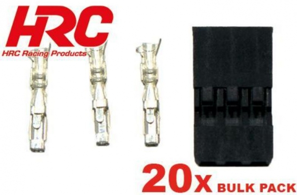 HRC9211S Servostecker JR Bausatz 20 Stück