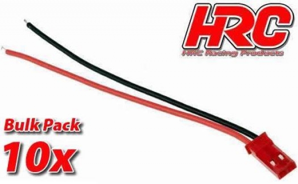 HRC9277MB BEC-Buchse (NC) mit Kabel 22AWG 20cm 10 Stpck