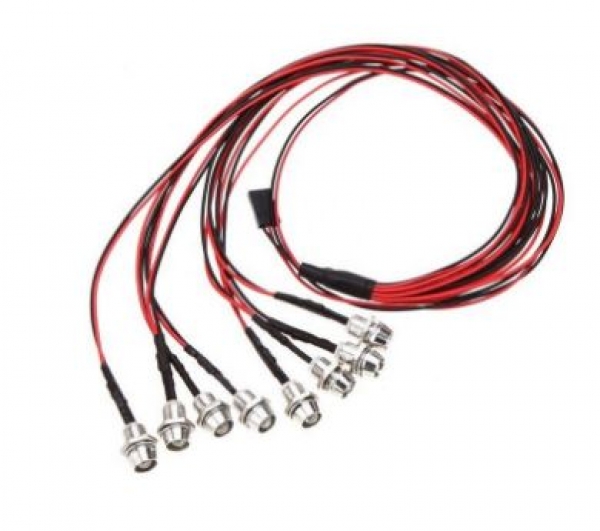 HSPX016 LED Lichtset 8x5mm weiß und rot