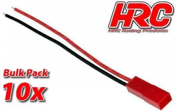 HRC9277FB BEC-Stecker mit Kabel 22AWG 20cm 10 Stück