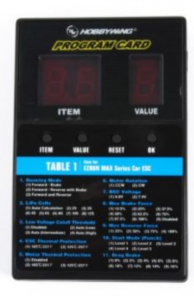 HW30501003 Prog-Box Hobbywing Xe/Ez/Sea/Pla LED