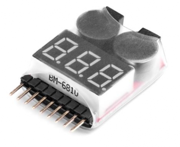 KAV33.0038 Lipo-Checker 1-8S LCD+Warner Kavan