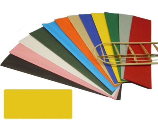 040362 Bespannpapier 18g/76x51 2 Stück gelb
