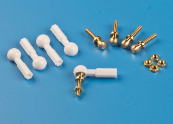 50153 Kugelgelenk/Kugel M2 4,5mm/M2x8 5 Stück