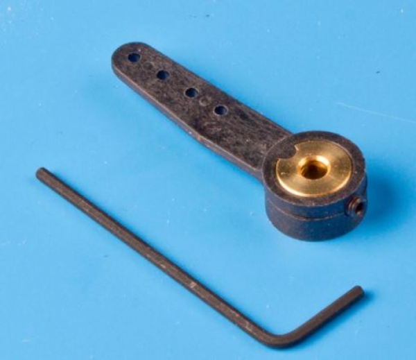 70241 Anlenkhebel 42mm Bohrung 4mm Kunststoff