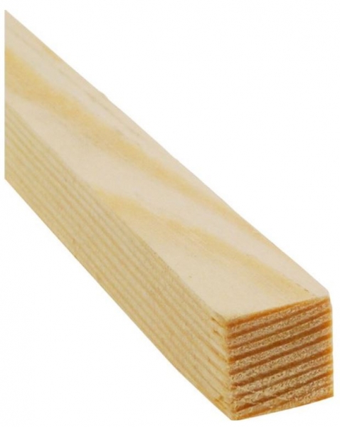 Kiefern-Vierkantleiste 10x10mm 1m