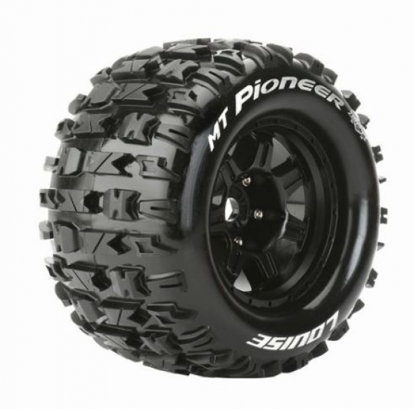 LOUT3321BH Reifen/F. 1:8/ Louise MFT MT 3.8 Pioneer schwarz