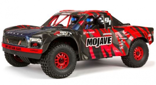 ARA7604V2T2 Arrma MOJAVE 6S / 1:7 RTR schwarz/rot