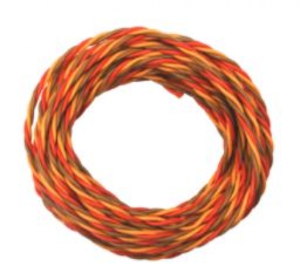 54017 Servokabel 0,5² / verdrillt JR 5 mtr.
