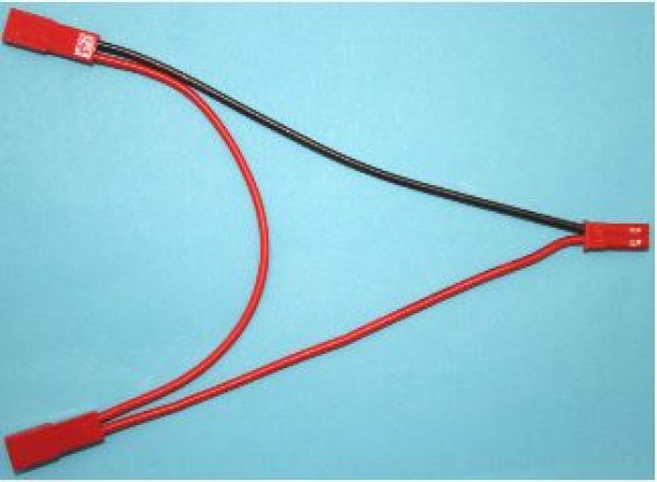 58537 Y-Kabel BEC 0,5mm² 2Stecker/1Buchse Reihe
