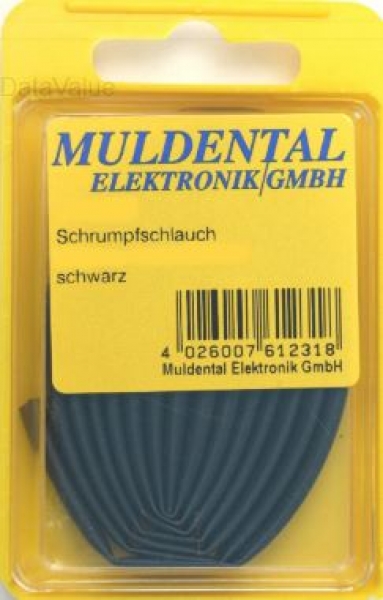 Schrumpfschlauch PO 19,0mm schwarz 1m
