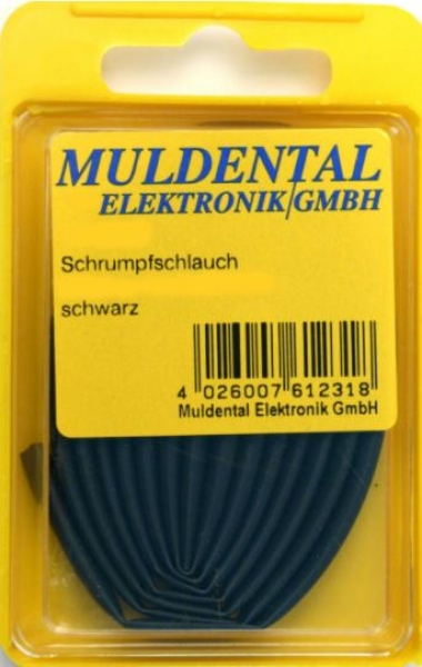 62601 Schrumpfschlauch 4mm m. Innenkleber 4:1