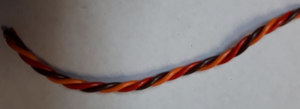 30050 Servokabel 0,34mm²/verdrillt JR / m