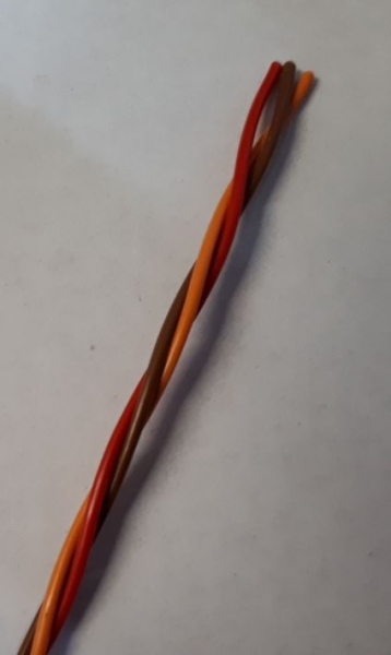 30051 Servokabel 0,5mm²/verdrillt JR / m