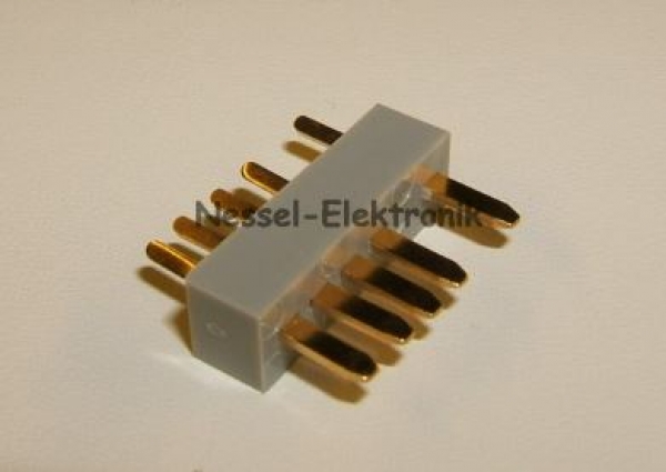 50016 MPX-Stecker 5-Pol gerade /- Multiplex: