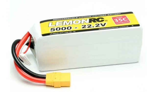 15739 Lipo 22,2/5000 LEMON -35C XT90/XH