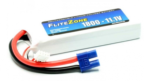 C5300 LiPo Akku FliteZone 1800 - 11,1V + EC3