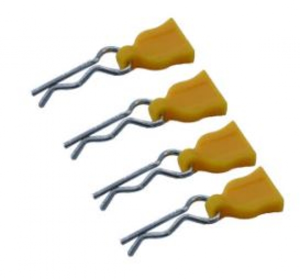 RC18003-YEL Karosserieklammern 1:10 Clip gelb