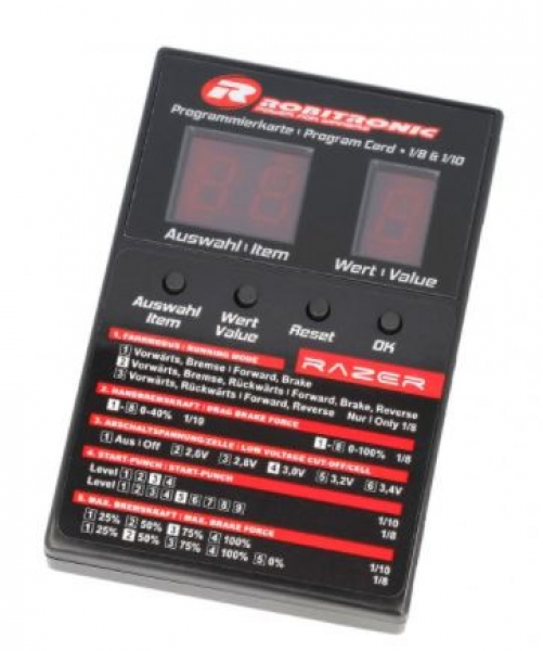 RO1269 Programmierbox Razer ten & eight LCD(=HW)