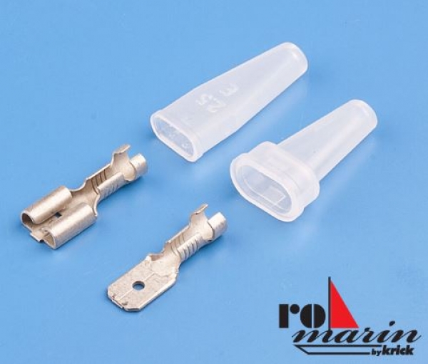 ro4039 Stecker/Buchse Faston 6,3 mm isoliert 