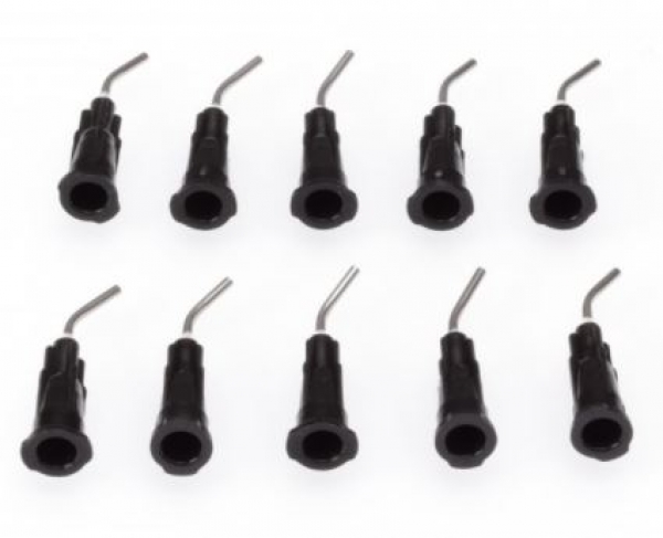 RP-0287 Metall-Klebespitzen Steel-Tips curved/medium 0,8mm schwarz