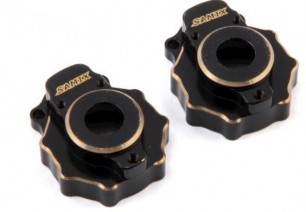 SAMtrx4-4013 Samix TRX4 Brass Portal Knuckle Cover 2 Stück